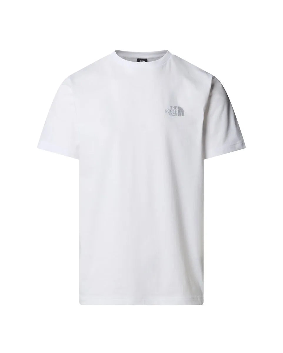 The North Face T-Shirt Refletora NSE Box Branco/Prateado The North Face