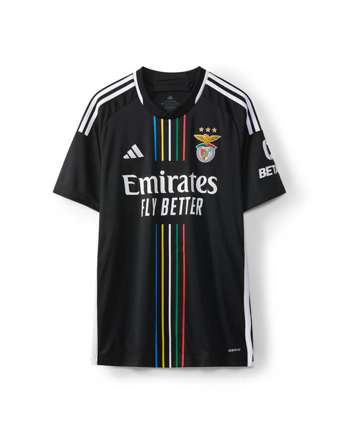 Kit Adidas Benfica Alternativo Júnior 23/24 Preto Adidas