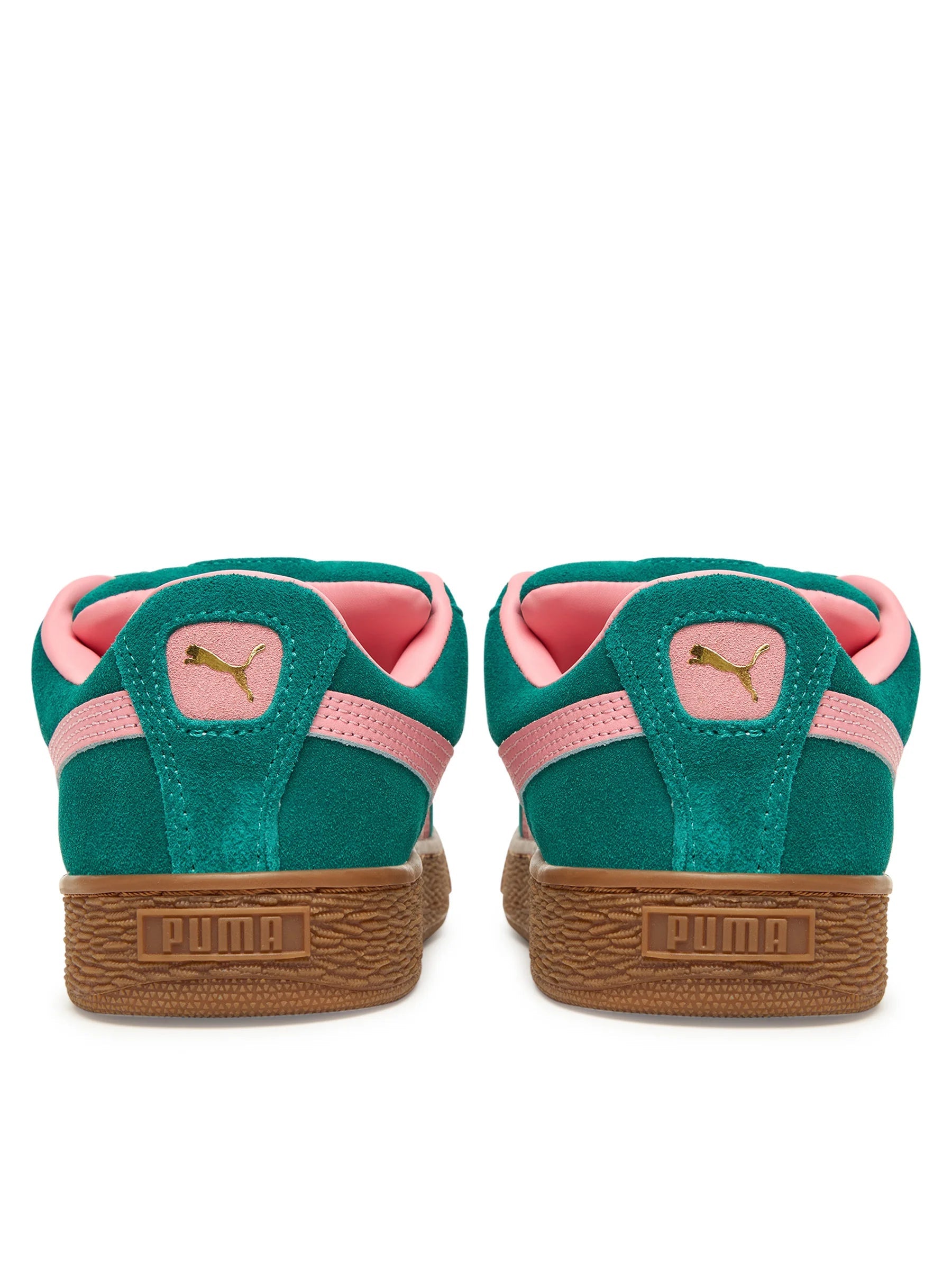 Puma Suede XL J Verde/Rosa puma