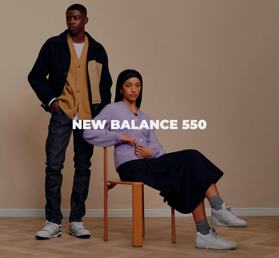 Revolução do estilo urbano com as New Balance 550