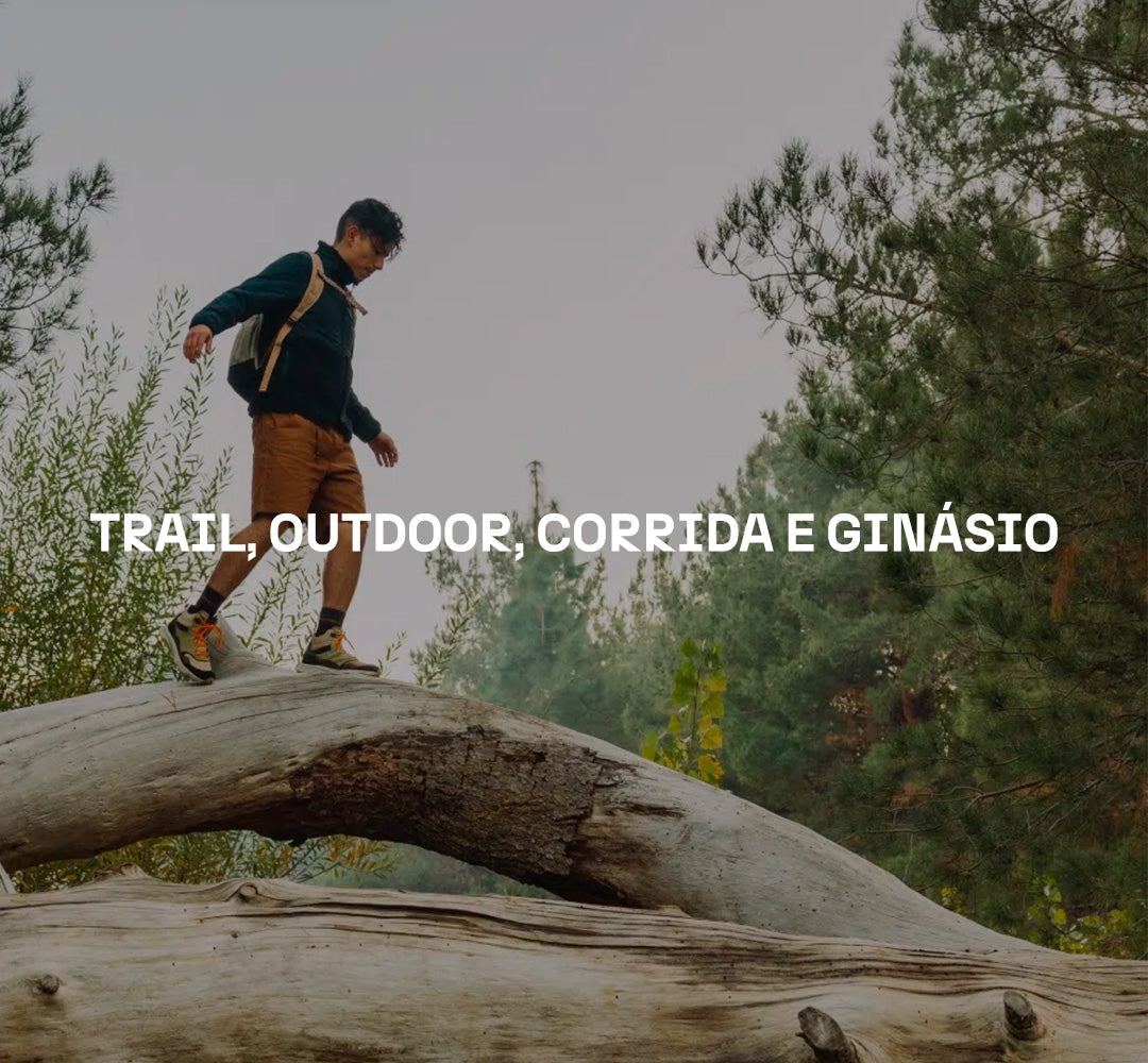 Qual é a diferença entre as sapatilhas de trail, outdoor, corrida e ginásio?