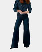 Levi´s Calças de Ganga 318 Wide Leg Marinho 001PZ0012