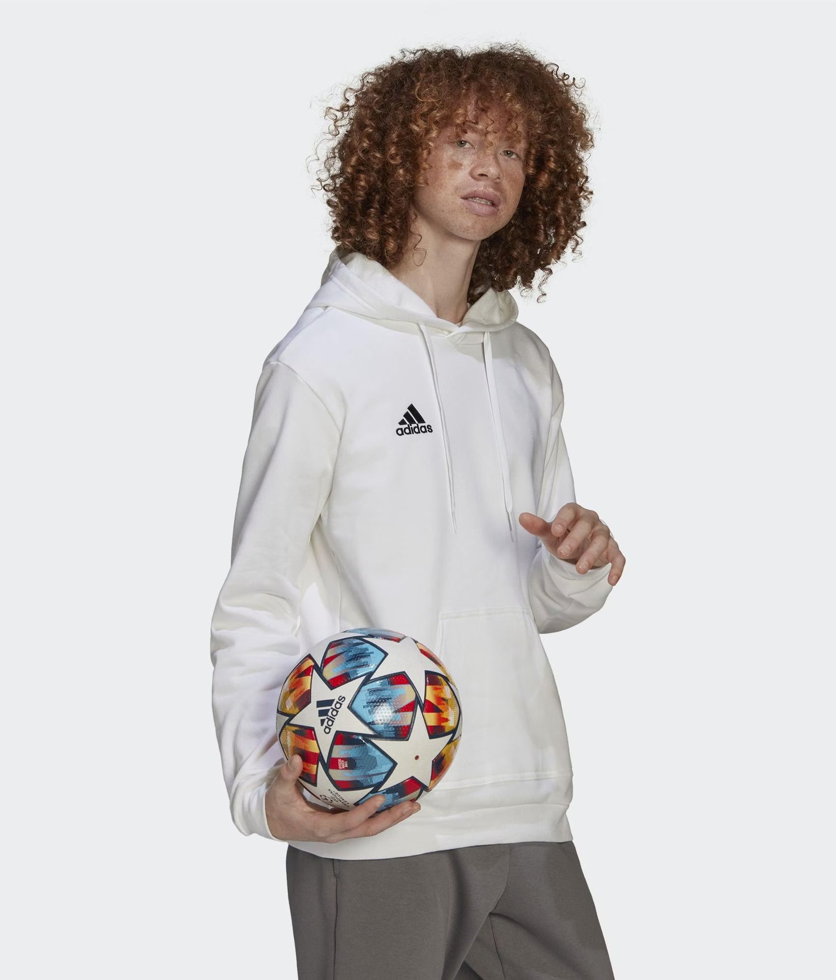 Adidas Camisola com Capuz Ent22 Branca Adidas 