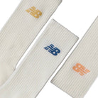 New Balance Meias Crew 3P Bege New Balance 
