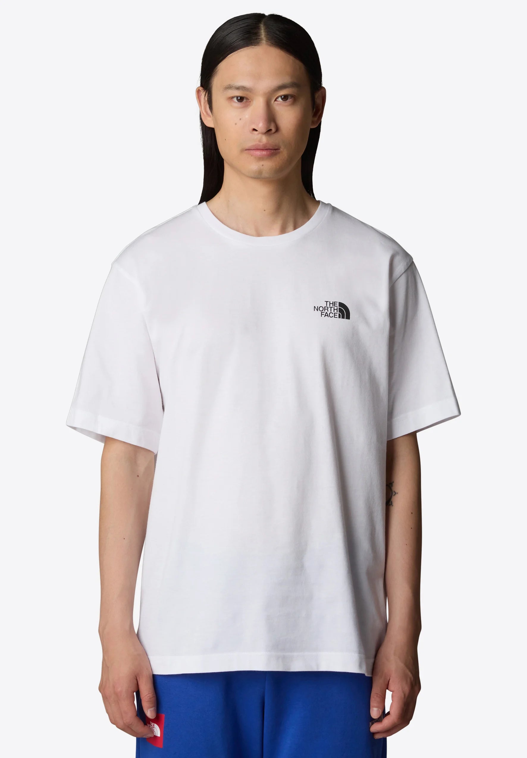 The North Face T-shirt Mountain Sketch SS Branco The North Face 