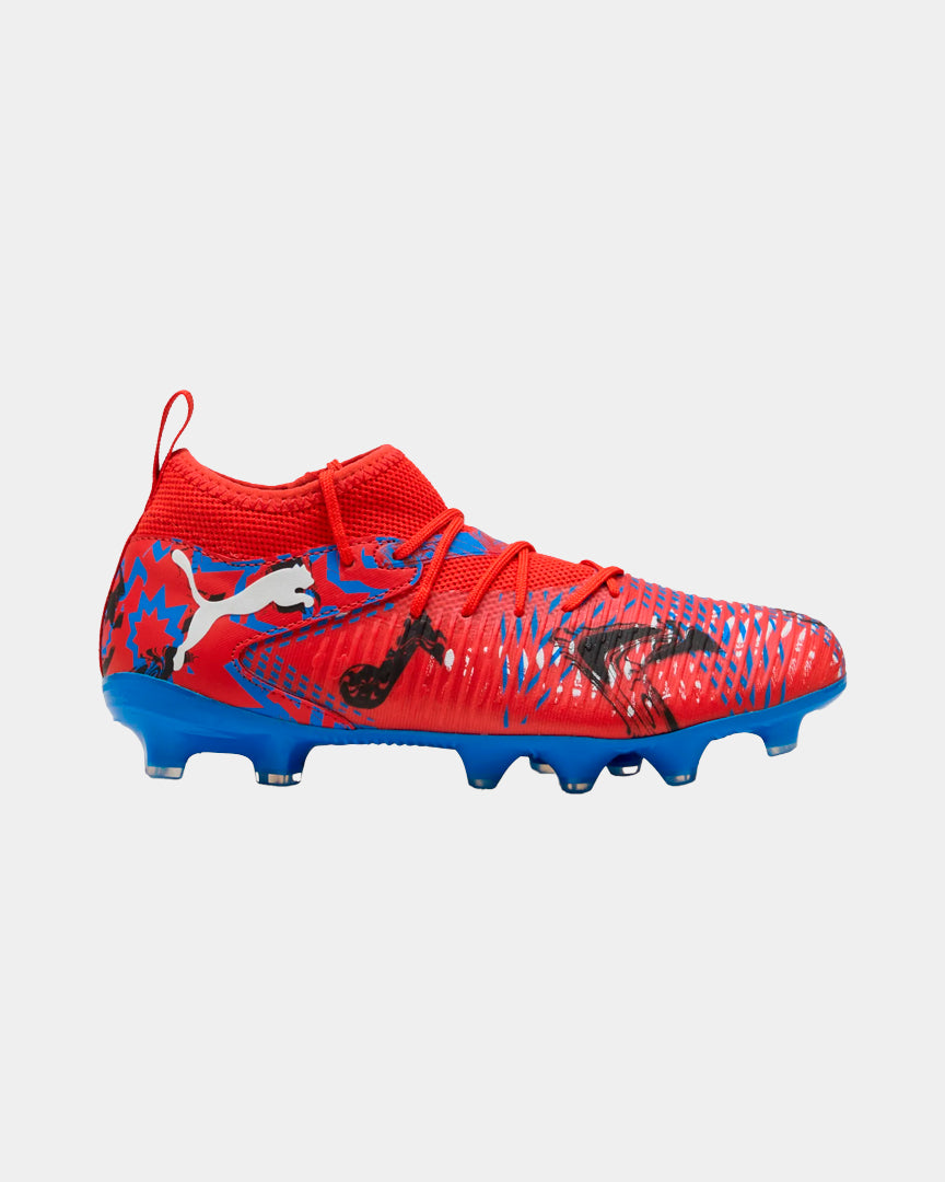 Chuteiras Puma Future 8 Match Play FG/AG Jr Vermelhas 10875001