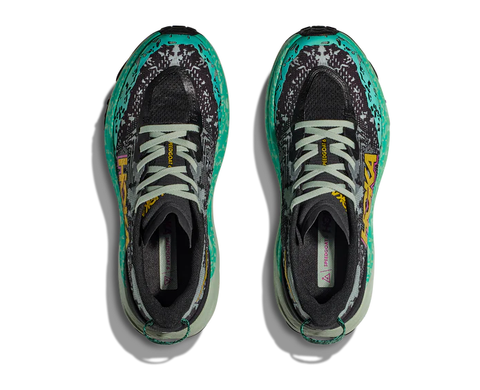 Hoka Trail Speed Goat 6 Preto/Verde Hoka