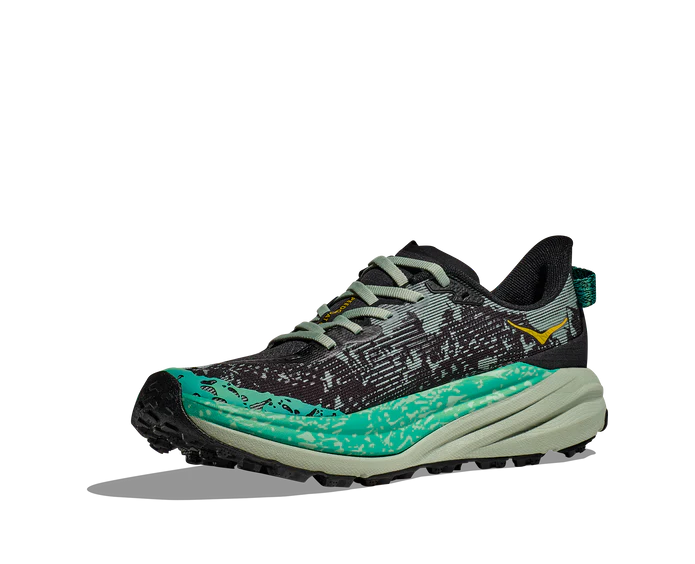 Hoka Trail Speed Goat 6 Preto/Verde Hoka