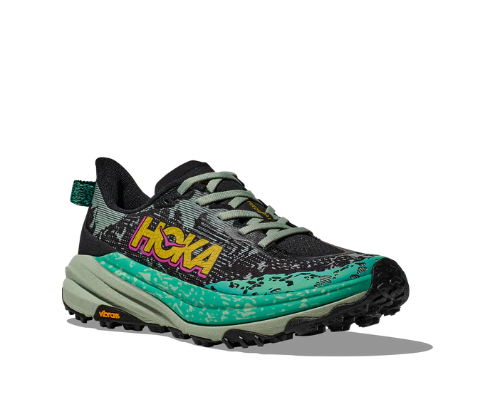 Hoka Trail Speed Goat 6 Preto/Verde Hoka