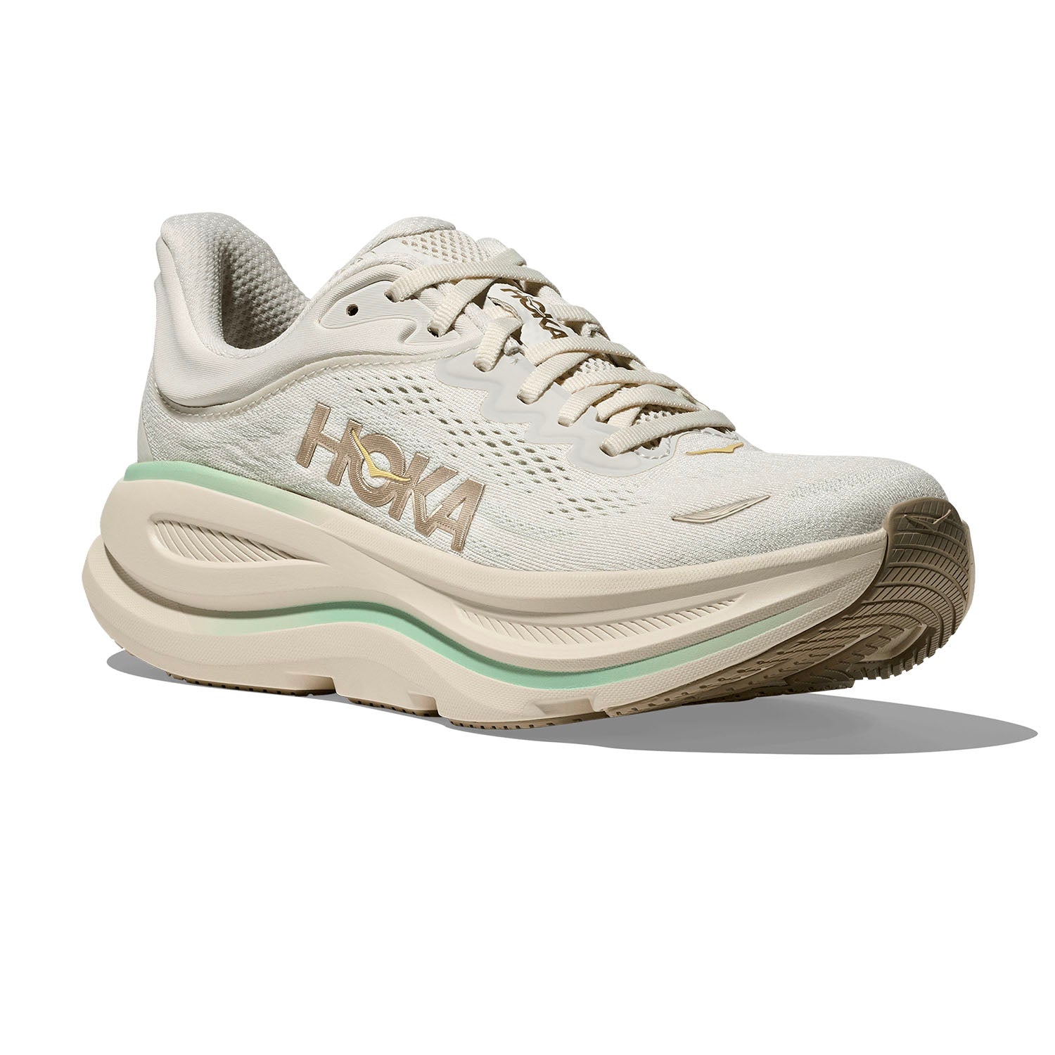 Hoka W Bondi 9 Bege/Verde Hoka 