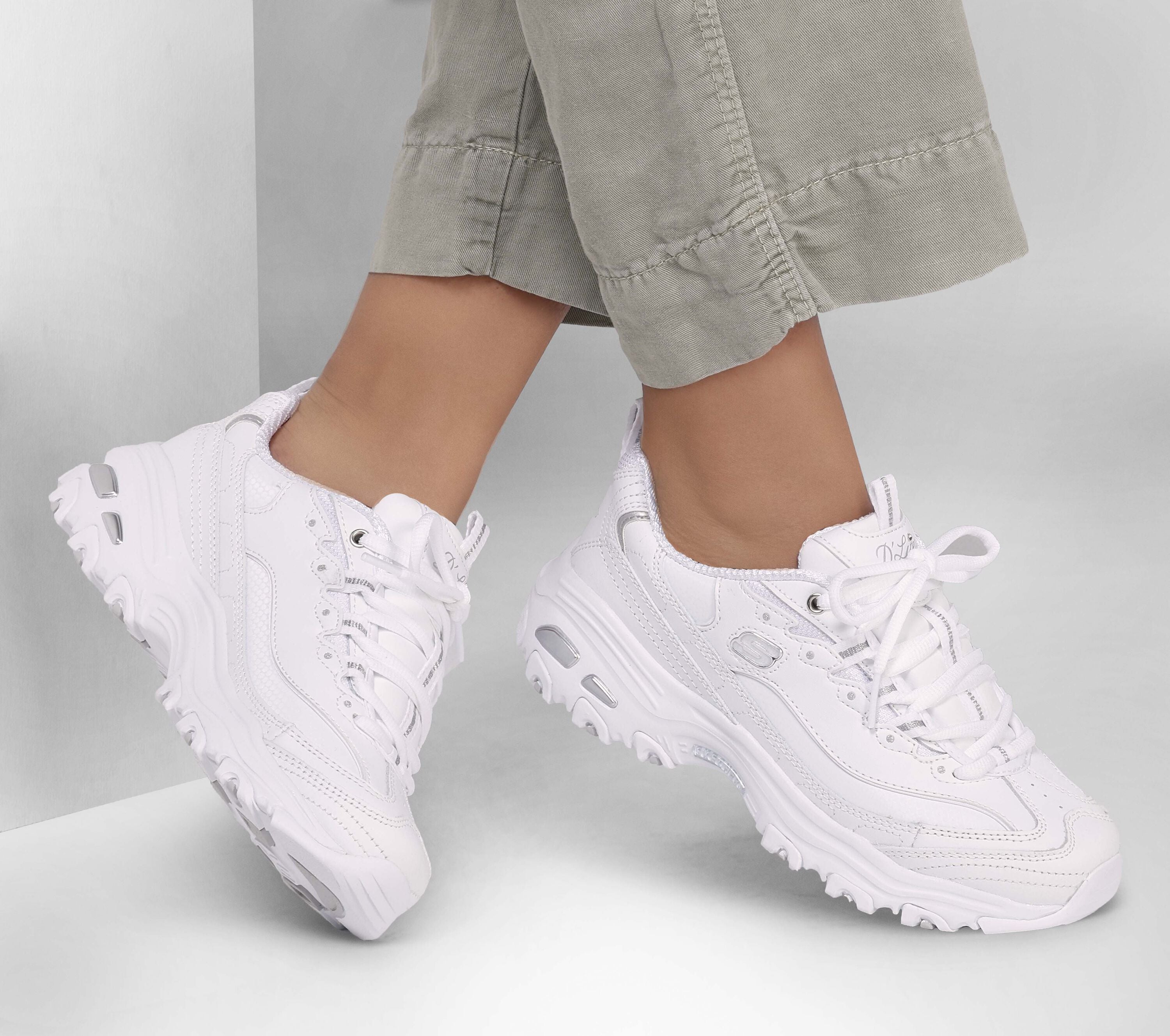 Skechers D'Lites Fresh Start Branca Skechers
