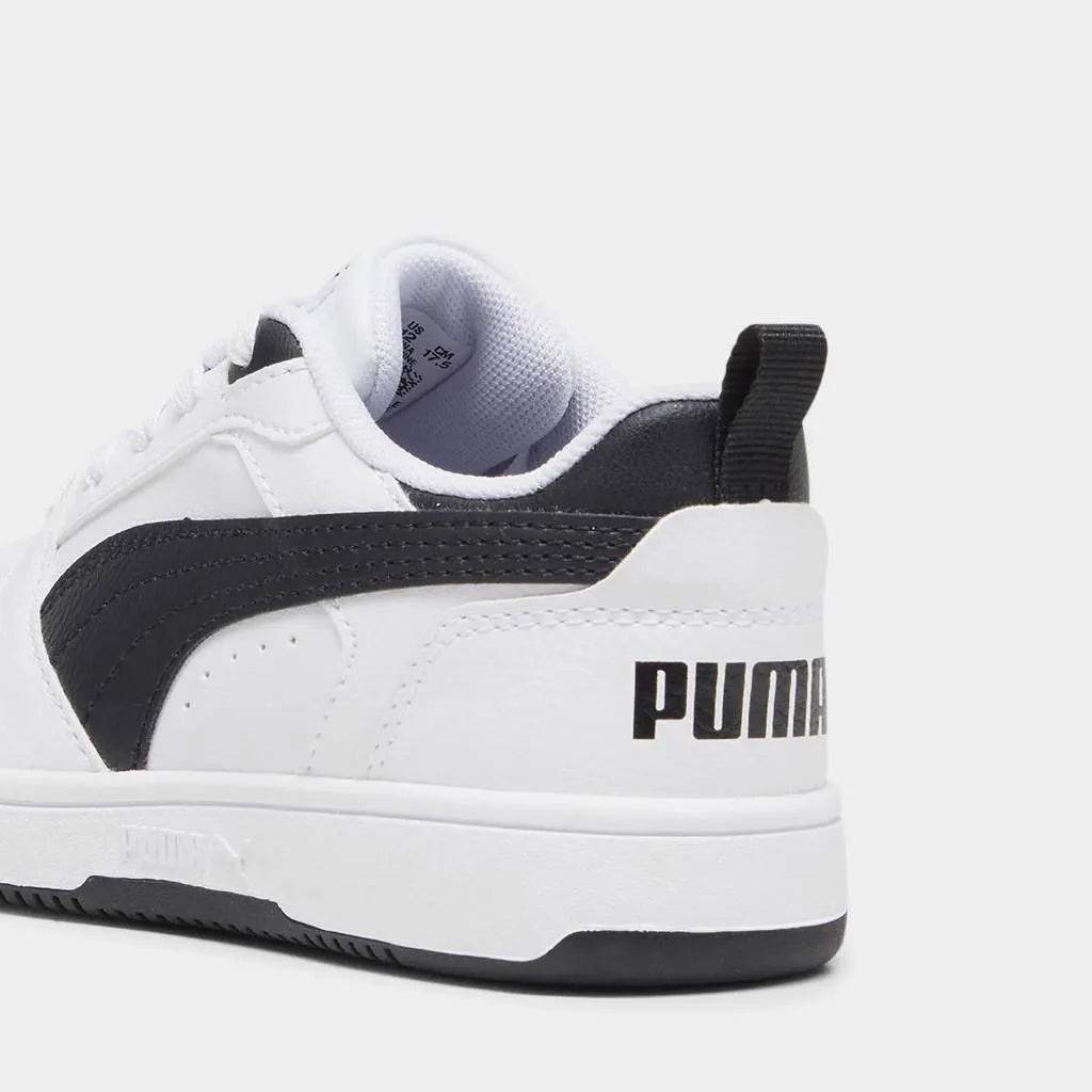 Puma Rebound V6 Criança Branco/Preto Puma