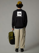 The North Face Camisola Rag Box Crew Preta The North Face 