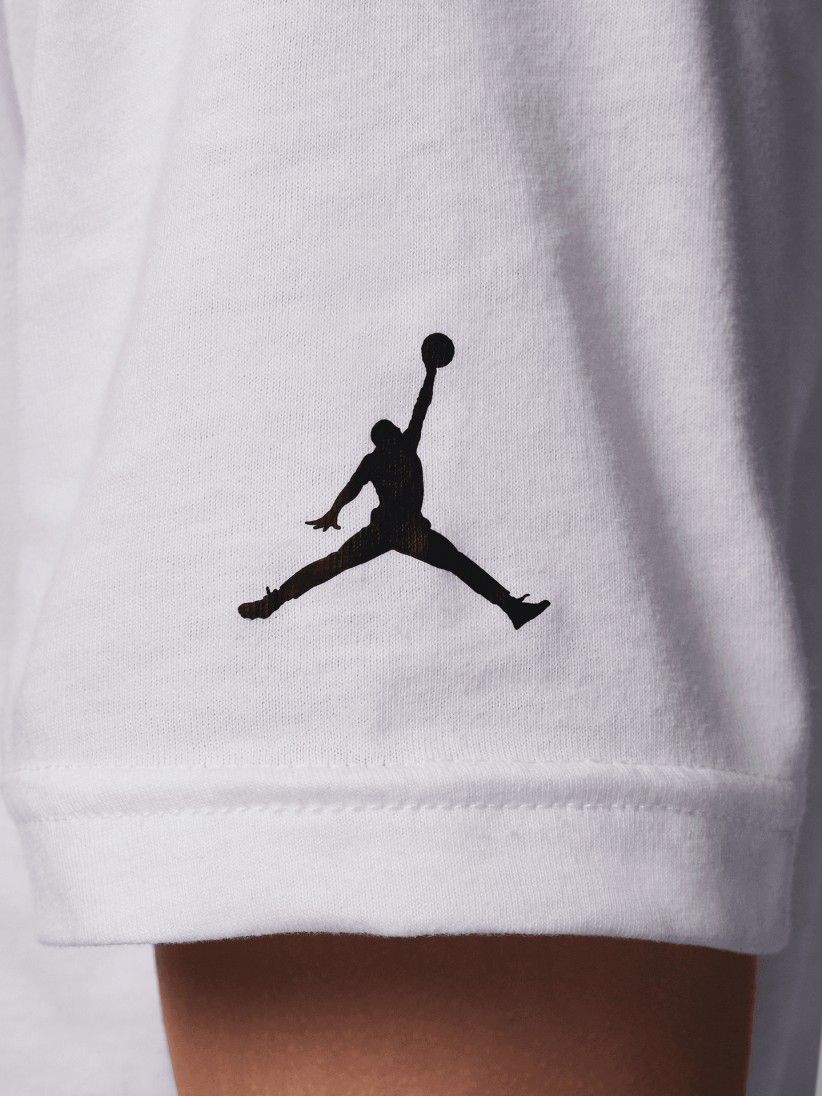 Nike Jordan T-shirt Embroidery Jr Branco Nike 