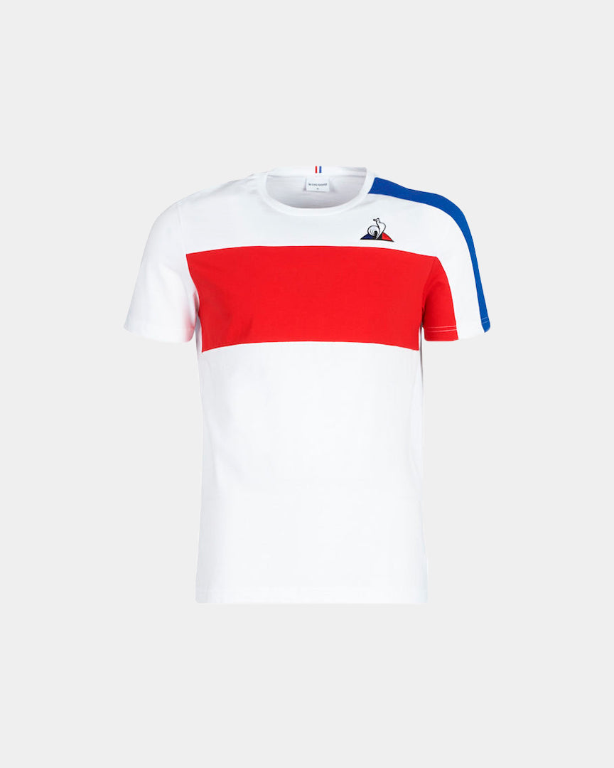 T-shirt Le Coq Sportif Branca/Verm/Azul 1911120
