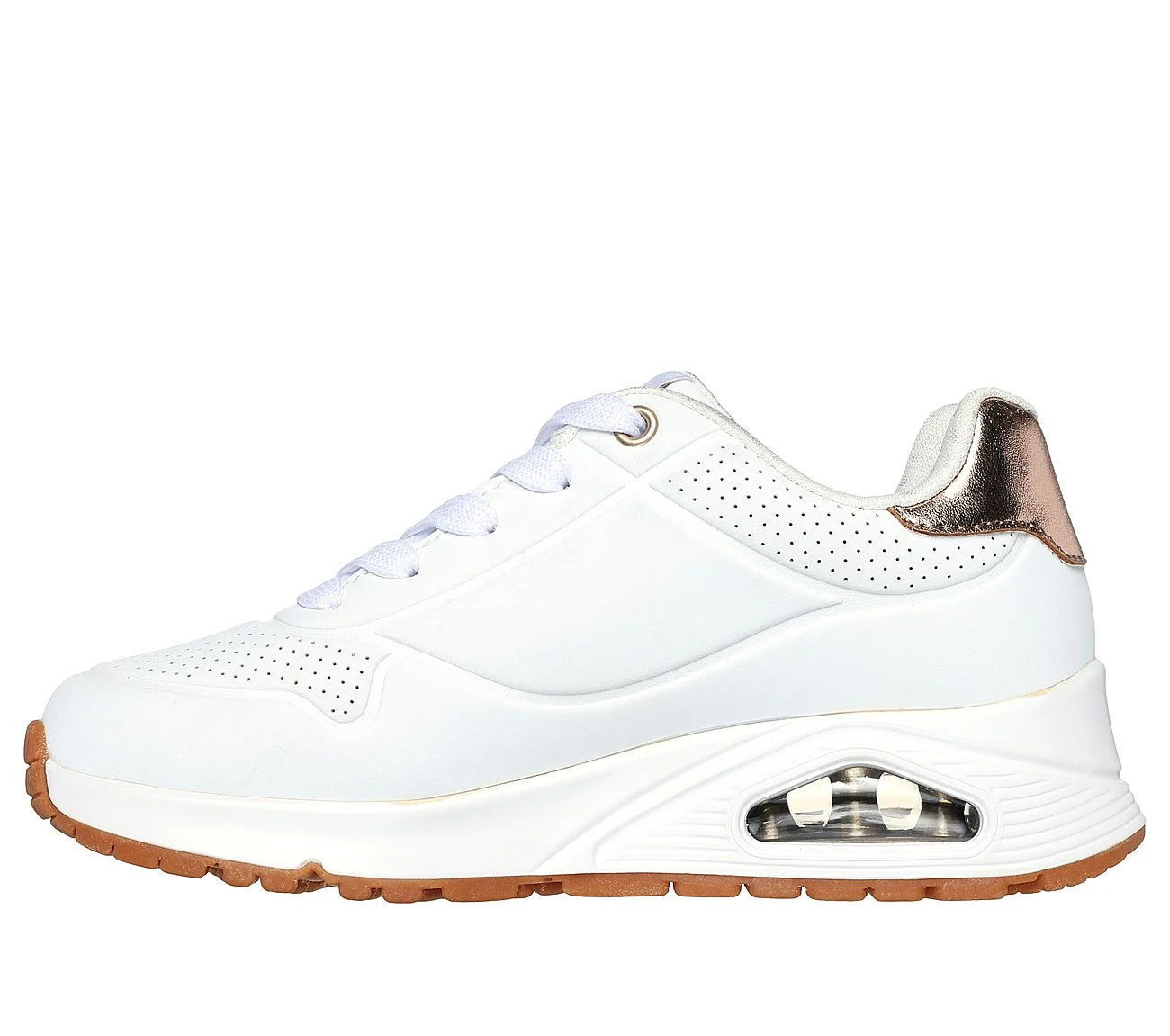 Skechers Uno Gen1 Branco/Dourado Skechers 