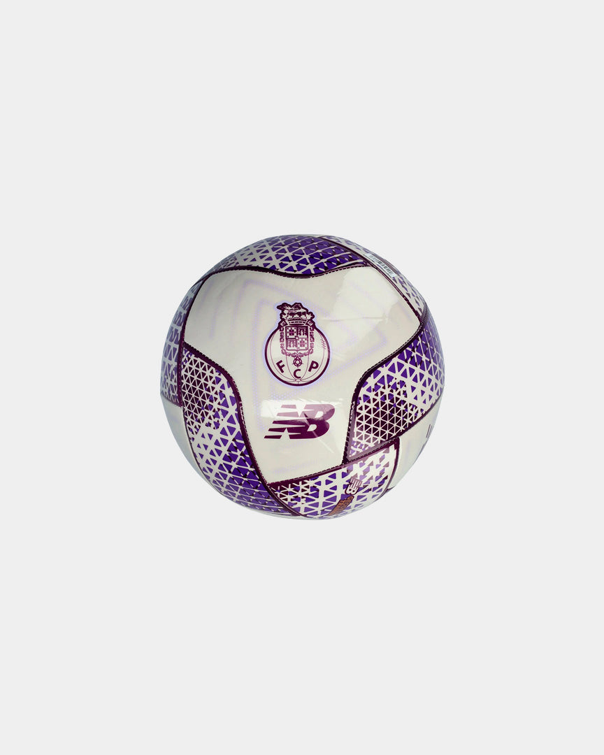 Bola New Balance FC Porto Geodesa Training Branco/Roxo New Balance 