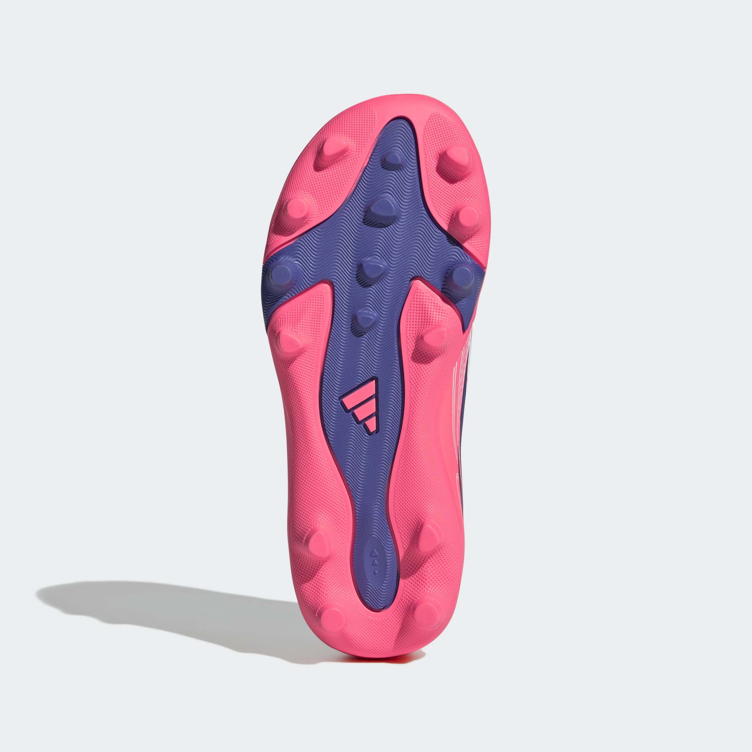 Chuteiras Criança Adidas F50 Hyperfast Club Vel FG/MG Branca/Rosa Adidas 