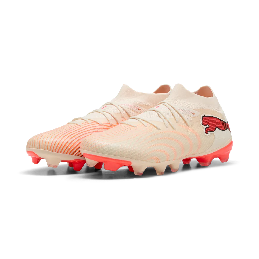 Chuteiras Homem Puma Future 9 Match FG/AG Branco/Vermelho Puma 
