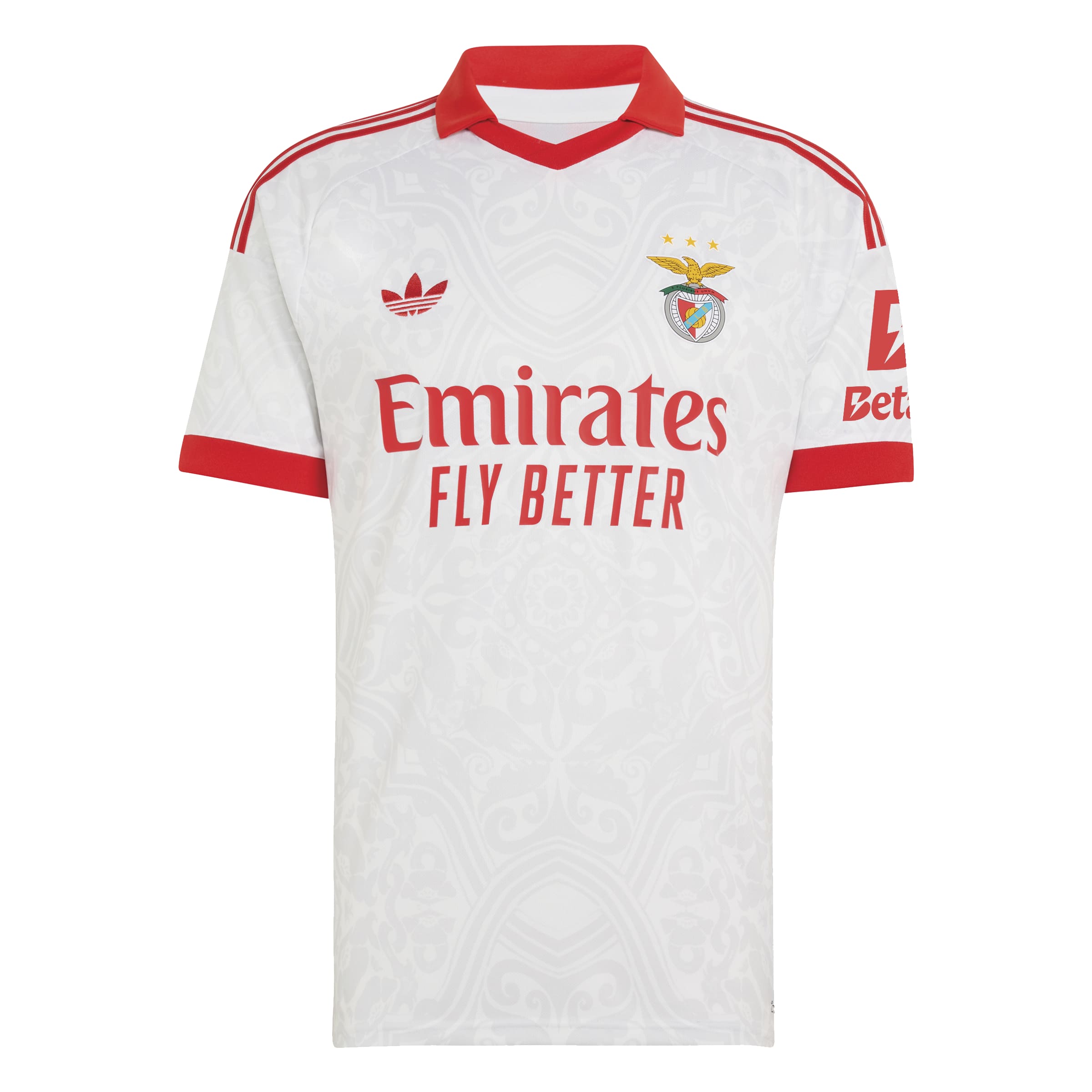 1ª Camisola SLBenfica 26/27 Adidas Away Branca/Vermelha Adidas 
