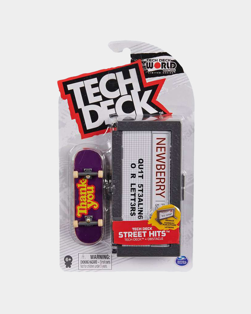 Tech Deck Skate Miniatura Street Hits - Signage Multicolor  20125333