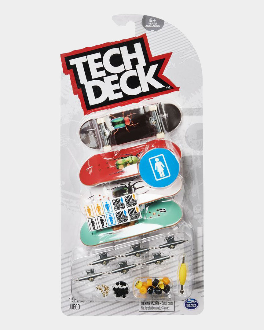 Tech Deck Skate Miniatura 4Pack - Girl Company Multicolor 20131304