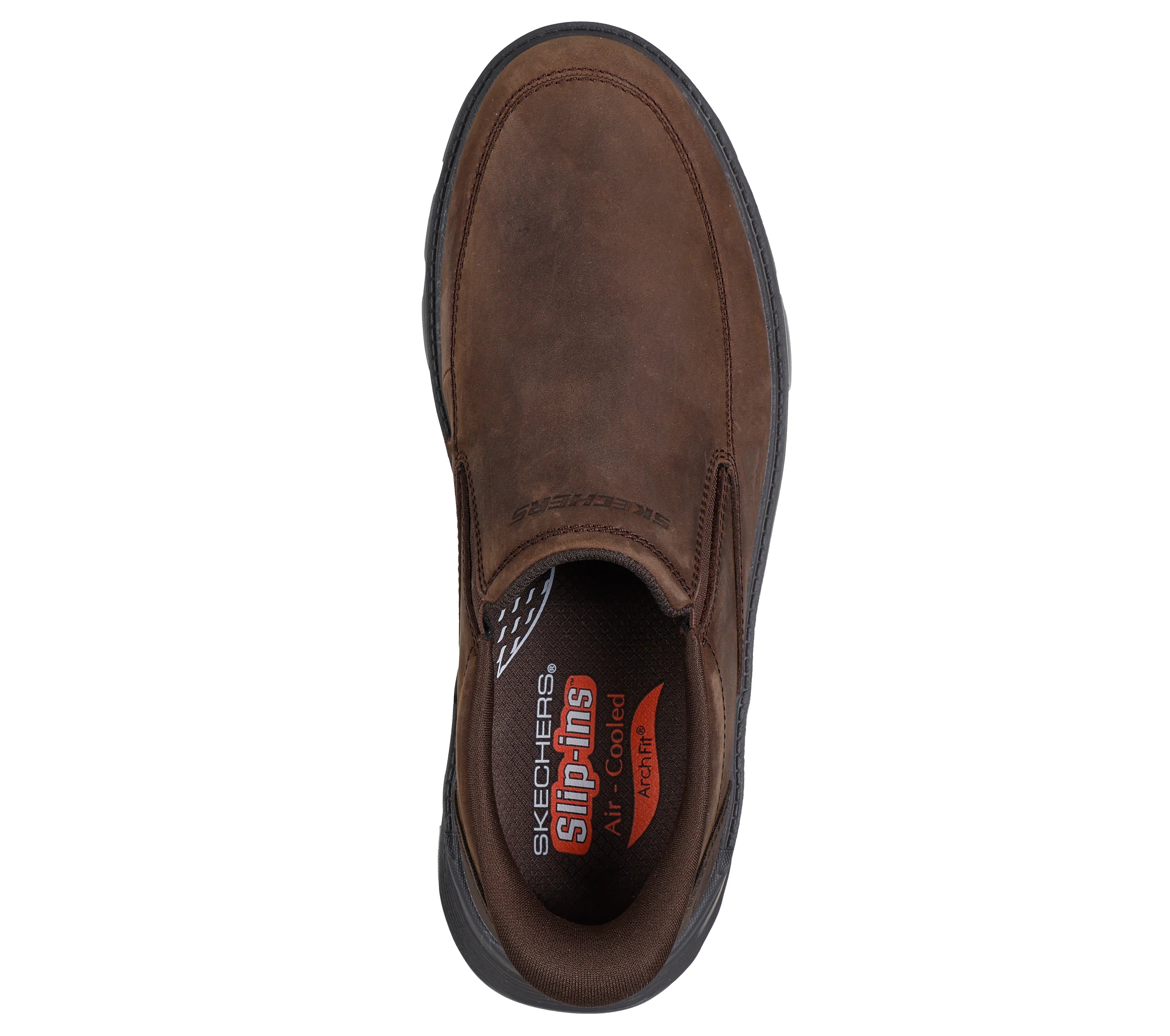 Sapatilhas Homem Skechers Slip-Ins Arch Fit Garza Umar Castanho Skechers 