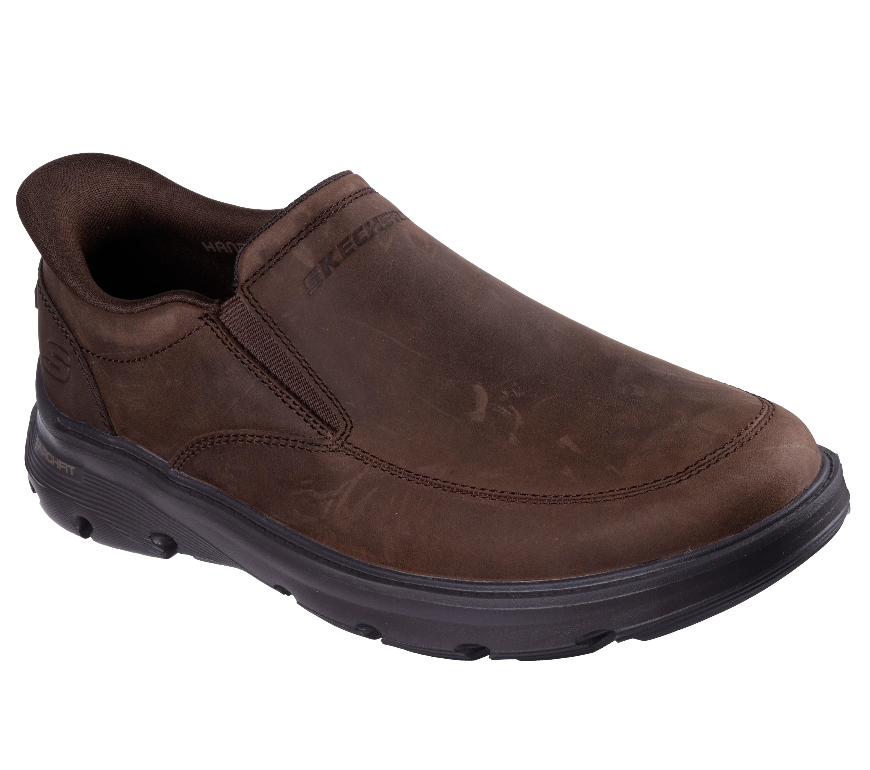 Sapatilhas Homem Skechers Slip-Ins Arch Fit Garza Umar Castanho Skechers 