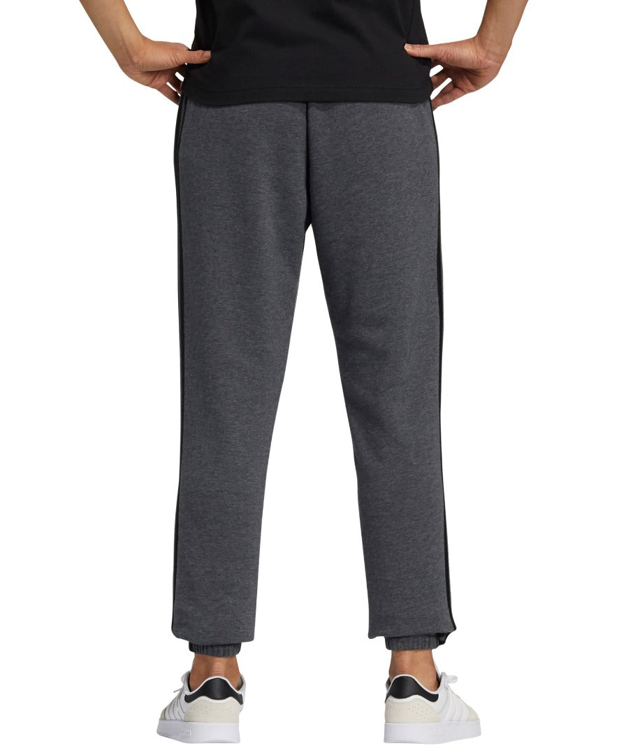 Adidas Calças 3S Cardadas Cinza Adidas