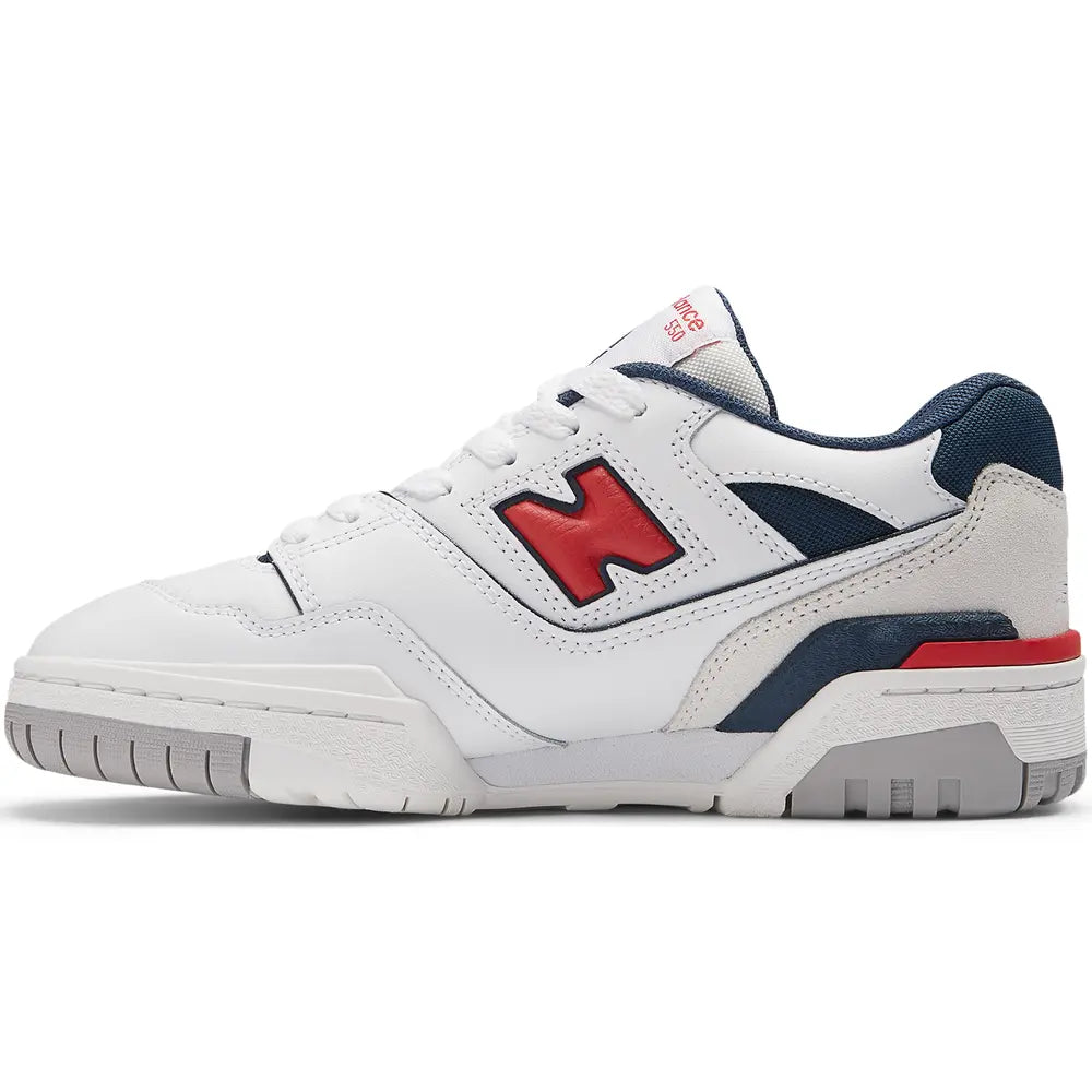 New Balance 550 J Branca/Vermelho New Balance