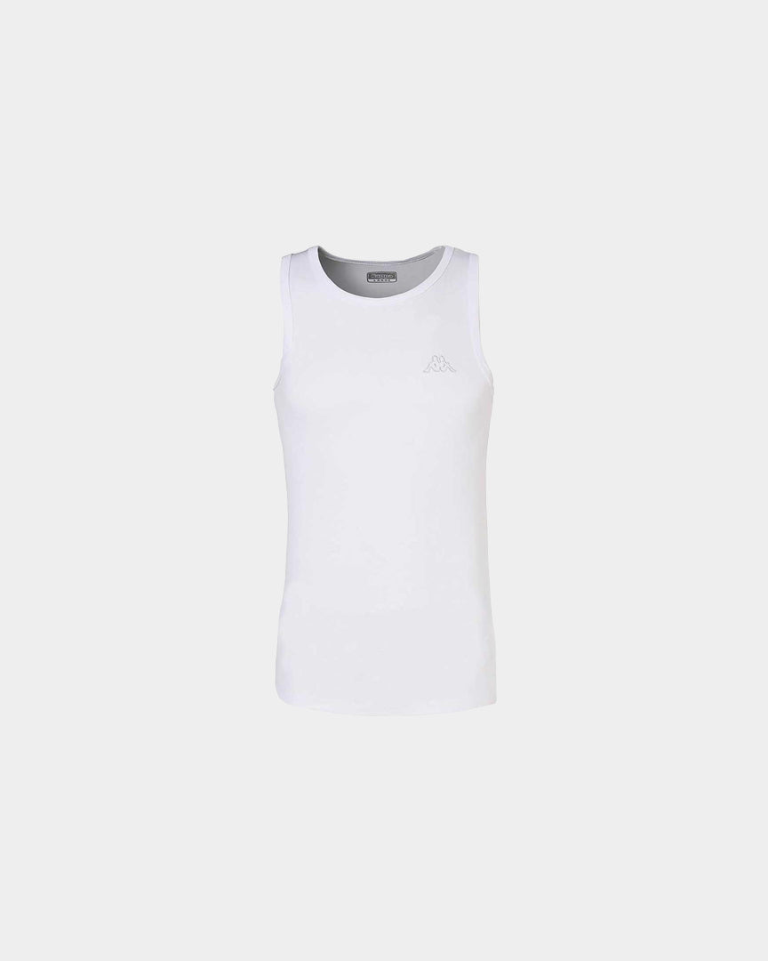 Camisola de Alças Kappa Carsenac Branca – imagem 1 – frente – Ref. 3019RA0A02