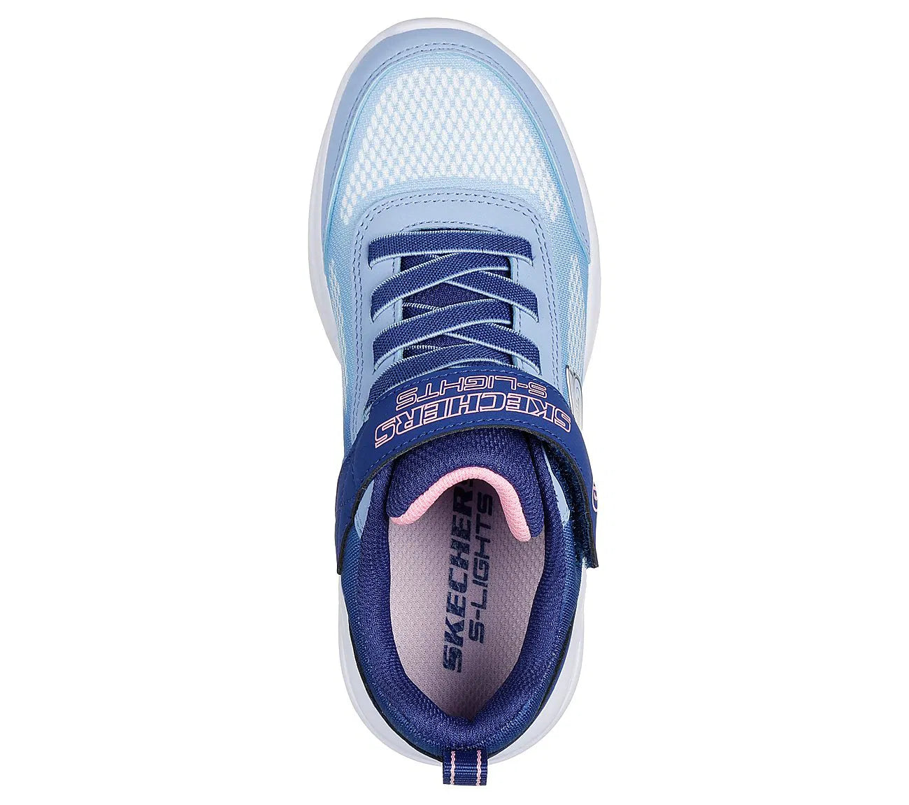 Skechers S-Lights Glow Azul/Rosa Skechers