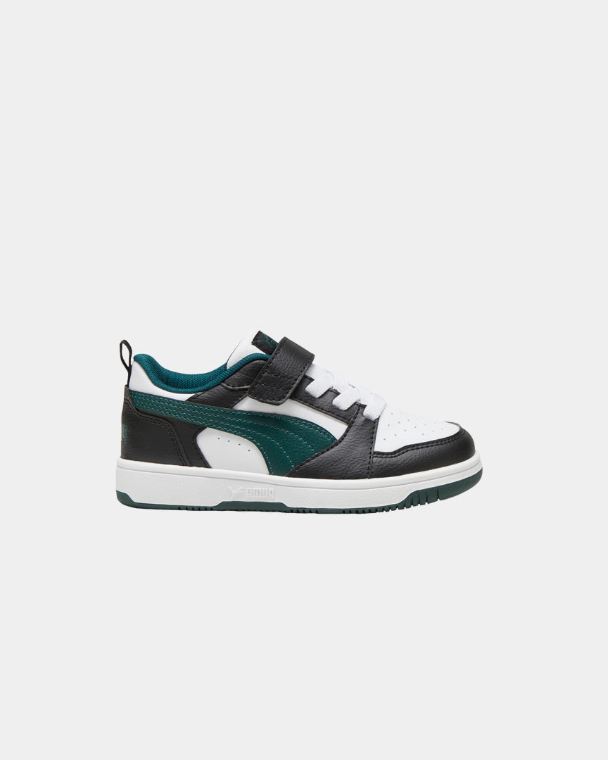 Puma Rebound V6 AC+PS Branco/Preto/Verde  39741915