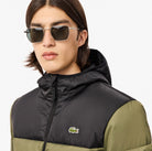 Lacoste Blusão Caqui/Preto Lacoste 