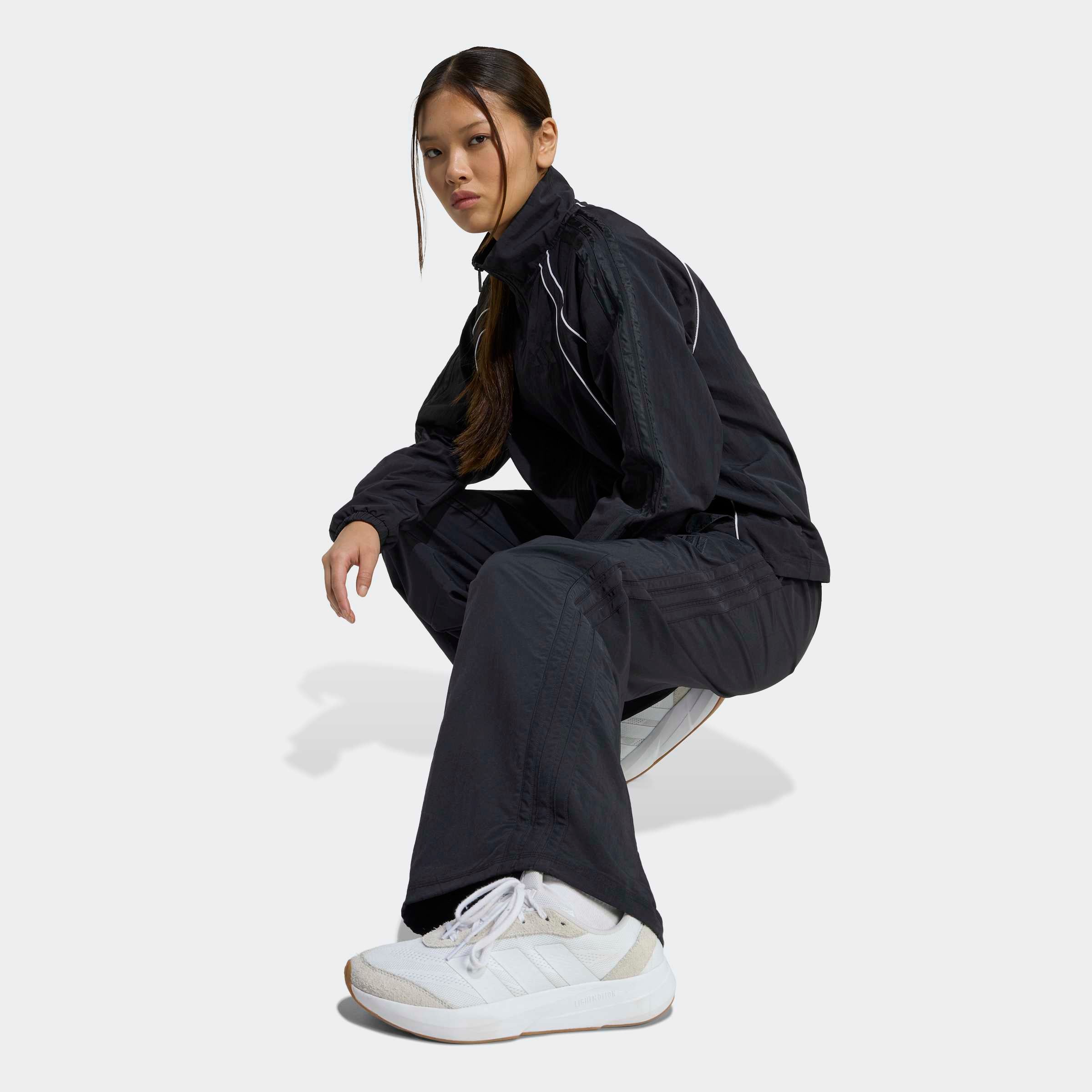 Calças Mulher Adidas Iconic 3S TP Pretas Adidas 
