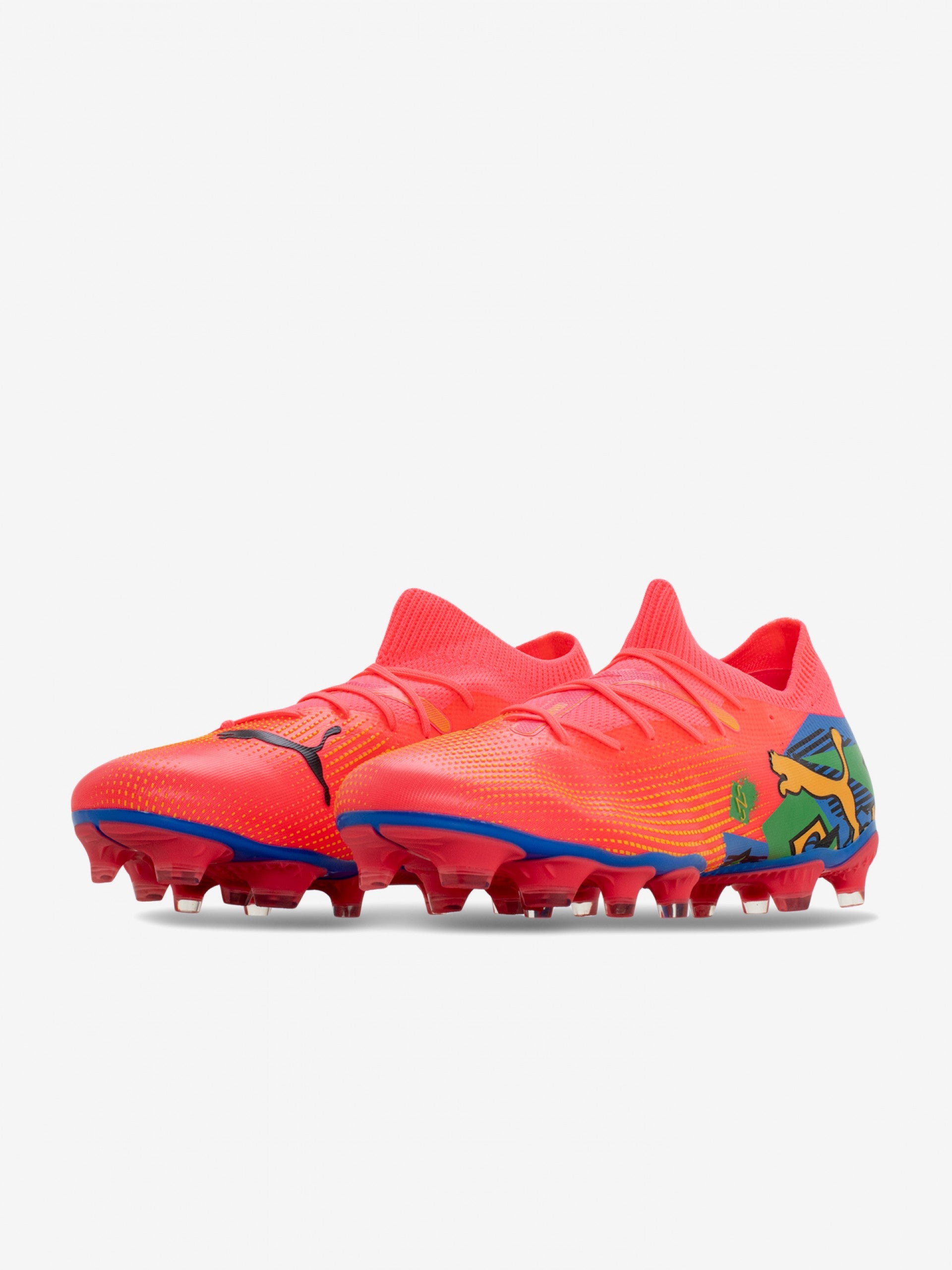 Puma Future 7 Match NJR FG/AG Rosa Vermelha Puma