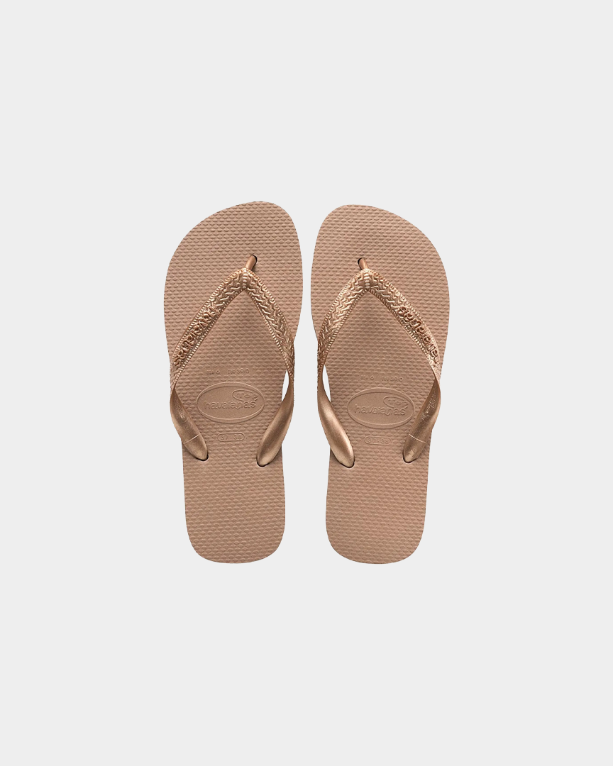 Havaianas Chinelos Top Tiras Dourada 41374283581