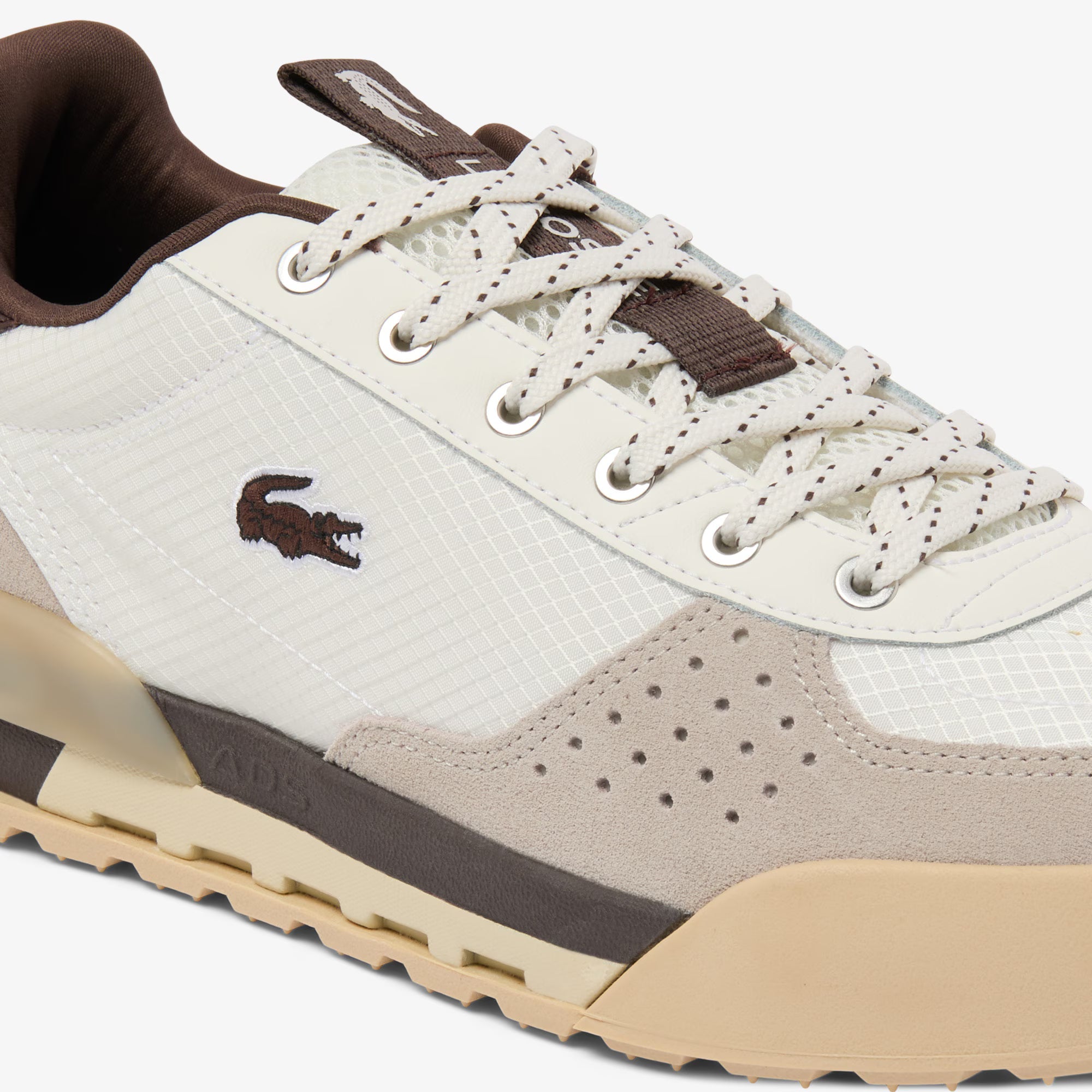 Sapatilhas Homem Lacoste Slam Break Branco/Castanho Lacoste 