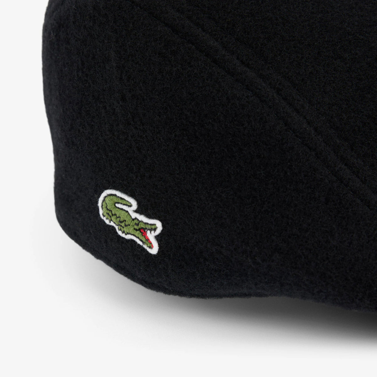 Boina de Lã Feltrada Unissexo Lacoste Preta Lacoste 