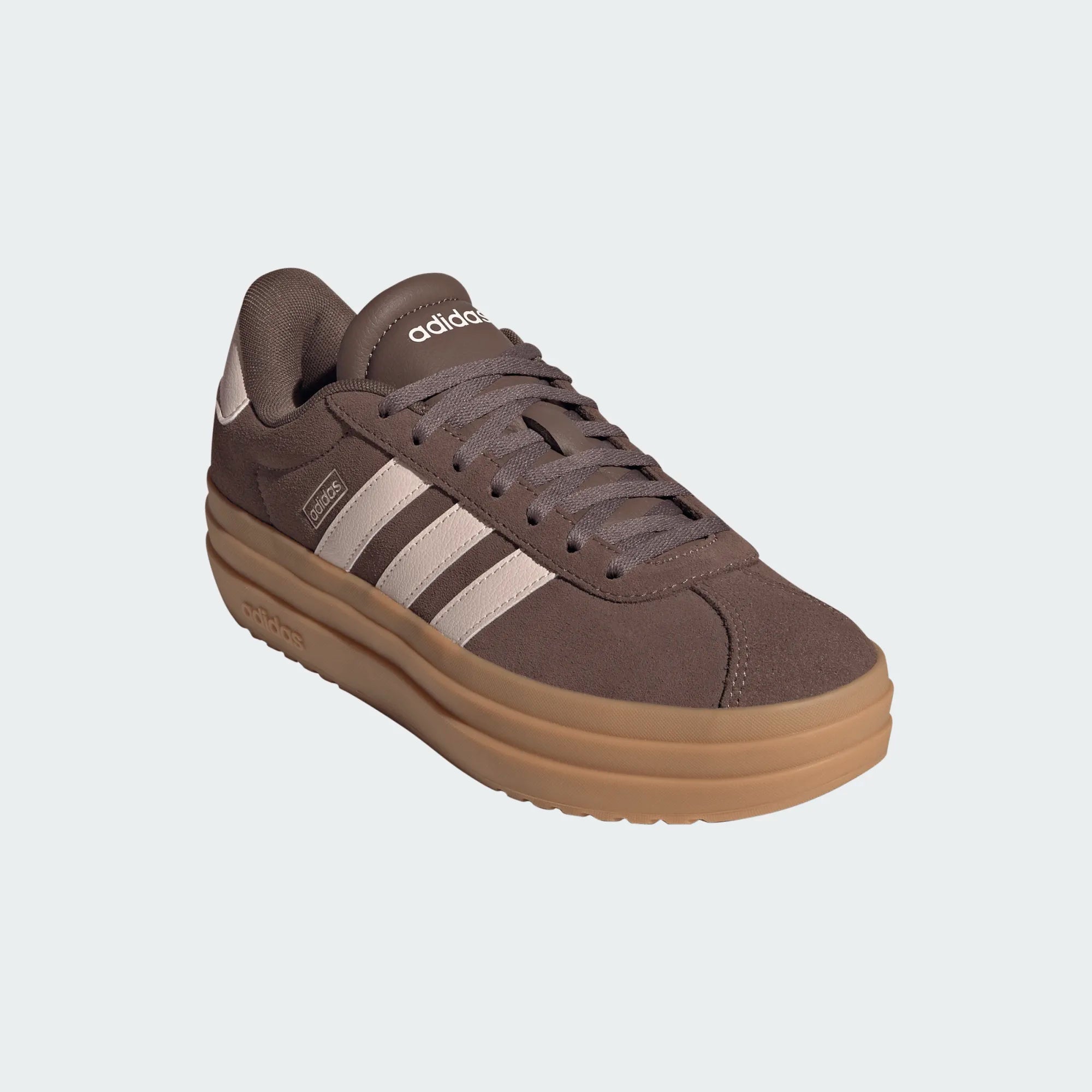 Sapatilhas Mulher Adidas VL Court Bold Castanho/Rosa Adidas 