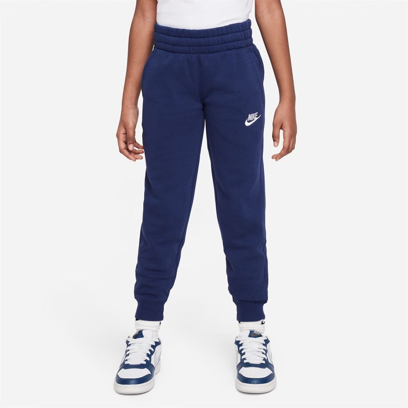 Nike Fato De Treino Fleece Jr Azul Marinho Nike