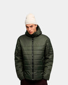 Puma Casaco Essentials Hooded Padded Verde 68521170