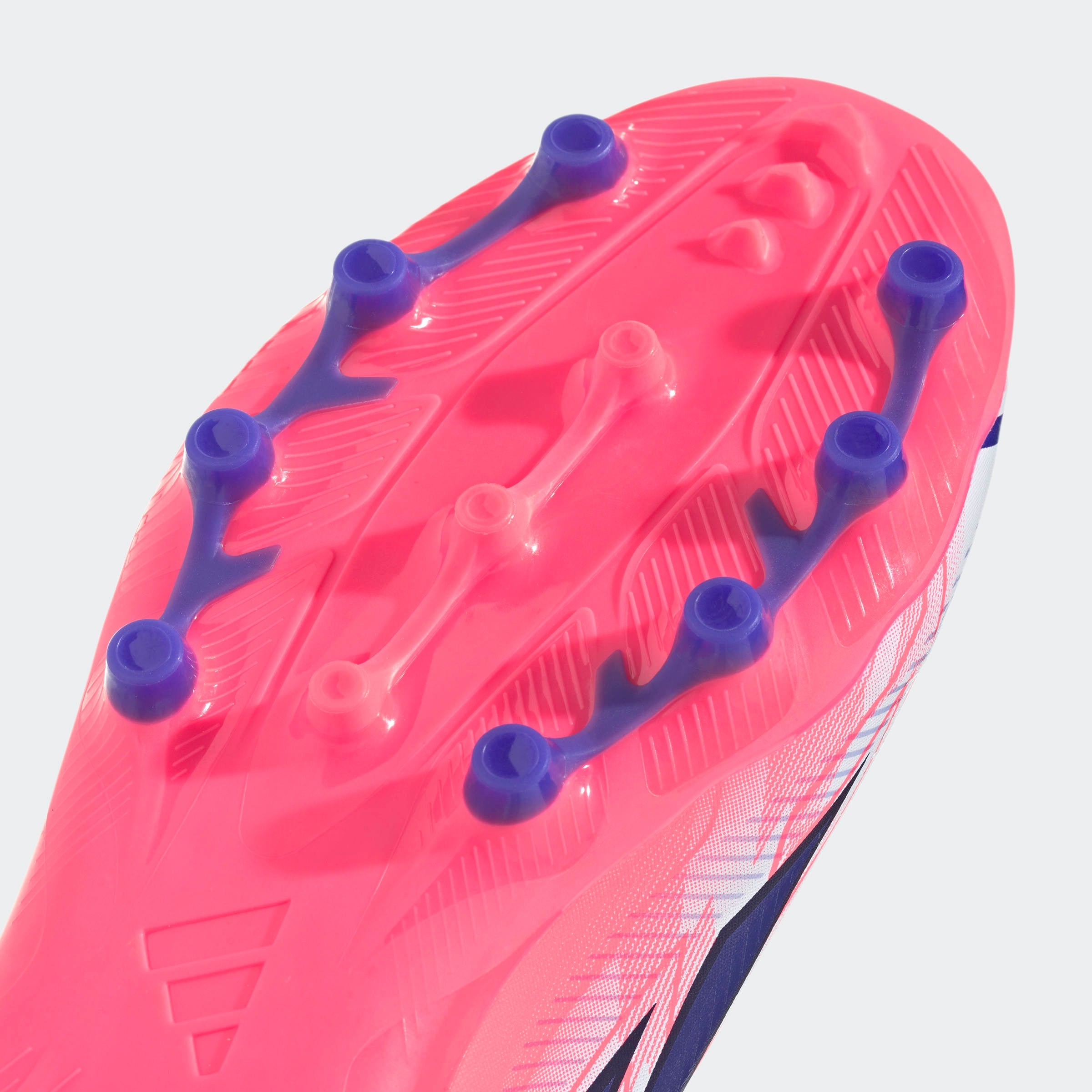 Chuteiras Adidas F50 Hyperfast League LL AG Júnior Branca/Rosa Adidas 