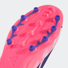 Chuteiras Adidas F50 Hyperfast League LL AG Júnior Branca/Rosa Adidas 