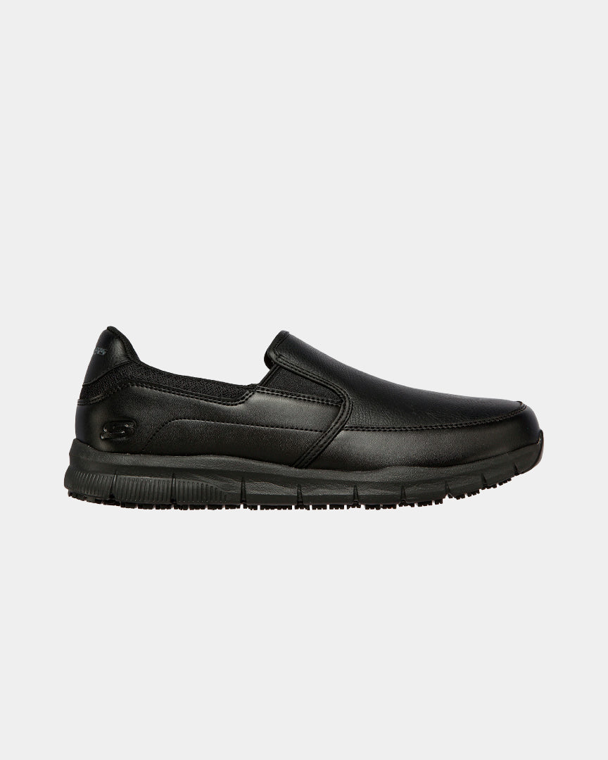 Sapatilha Skechers Work Relaxed Fit Nampa Preta 77157ECBLK