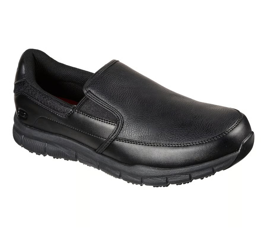Sapatilha Skechers Work Relaxed Fit Nampa Preta Skechers 