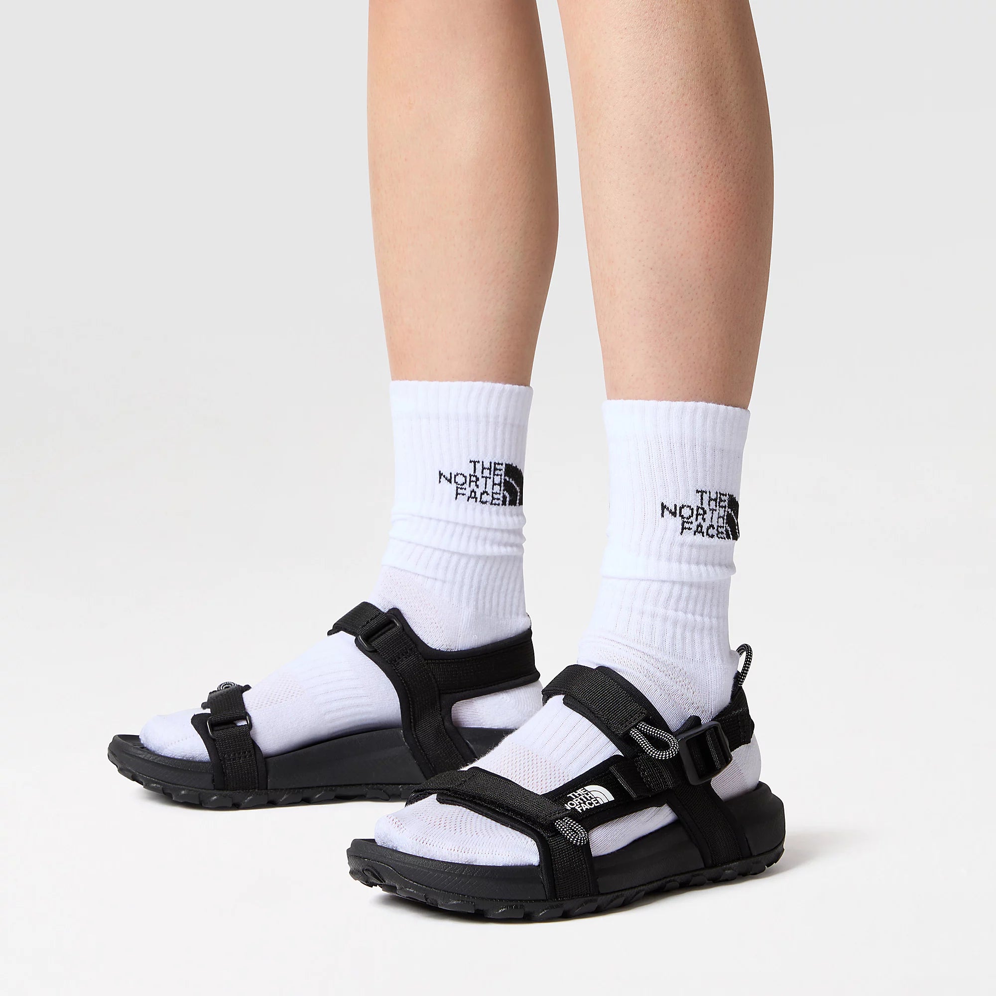 The North Face Meias Acolchoadas 3P Brancas The North Face