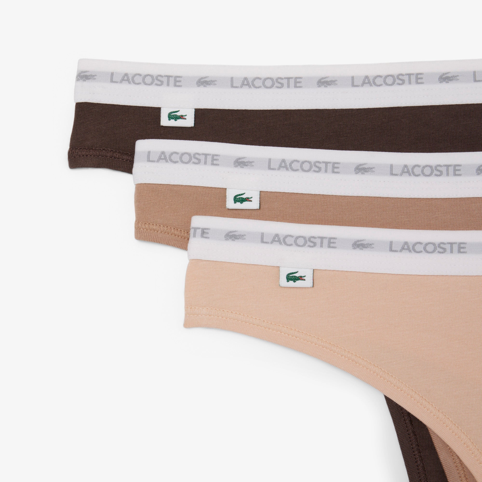 Lacoste Pack 3 Cuecas String Multicor Lacoste 