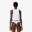 Lacoste Cuecas String Branco Lacoste 