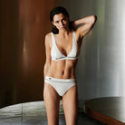 Lacoste Cuecas String Branco Lacoste 